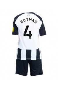 Newcastle United Sven Botman #4 Babytruitje Thuis tenue Kind 2024-25 Korte Mouw (+ Korte broeken)